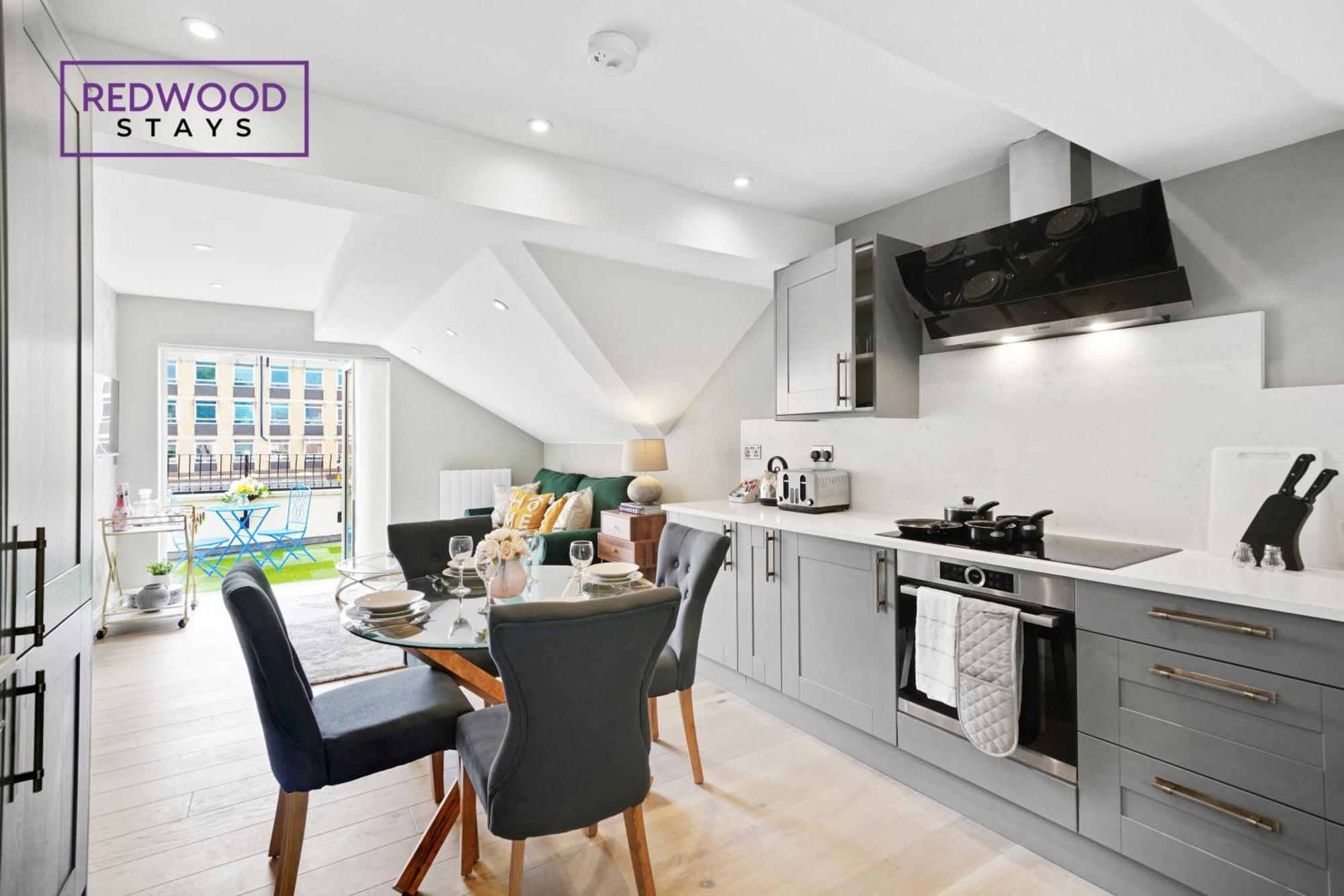 Top Quality 2 Bed 1 Bath Apartments For Contractors By Redwood Stays Reading Kültér fotó